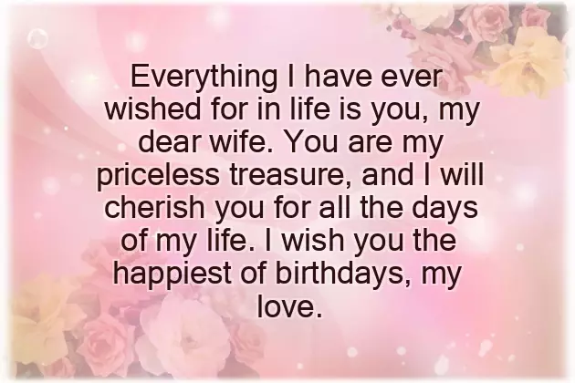 Birthday Wishes My Lovely Wife