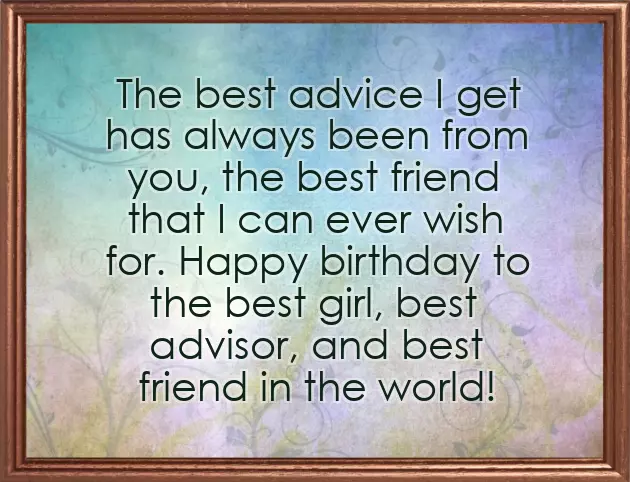 Happy Birthday Wishes To A Girl Best Friend