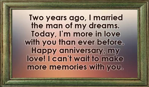 2Nd Year Wedding Anniversary 2Nd Year Wedding Anniversary