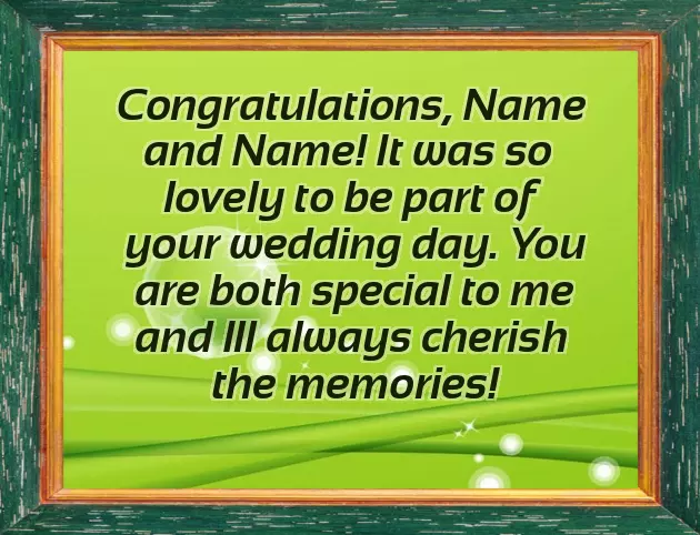 Congratulations On Wedding Announcement