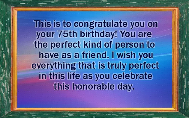 75Th Birthday Wishes For Brother In Law