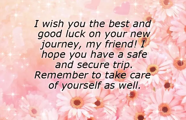 Good Luck With Your New Journey Good Luck With Your New Journey