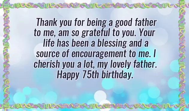 Birthday Wishes For 75Th Birthday Wishes For 75Th