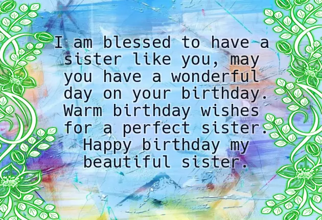 Best Wishes For Younger Sister Birthday