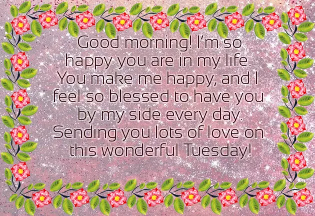 Tuesday Wishes Good Morning