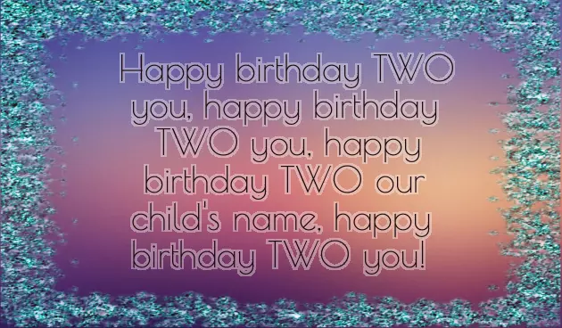 Birthday Wishes To 2 Year Old Daughter