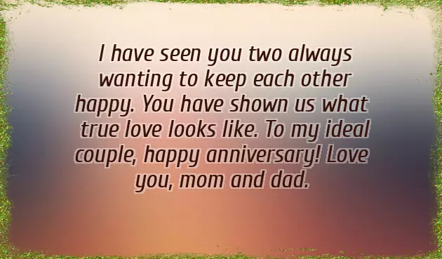 Wishes For Anniversary Mom Dad