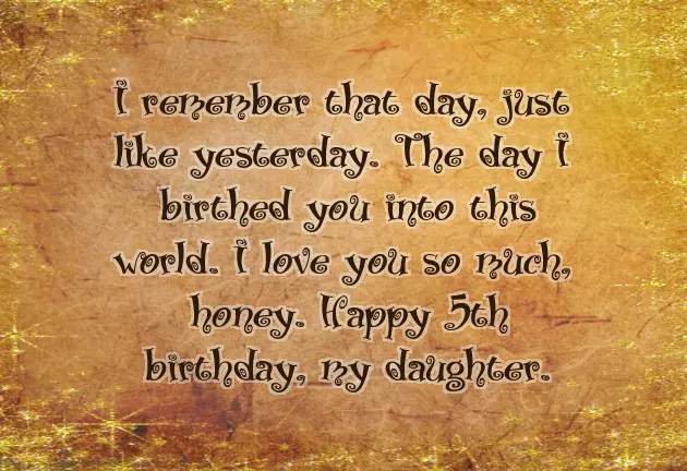 5 Year Daughter Birthday Wishes 5 Year Daughter Birthday Wishes