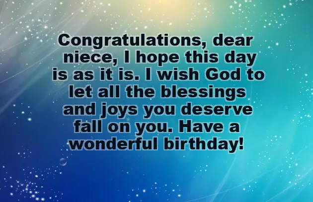 Birthday Wishes Of My Niece