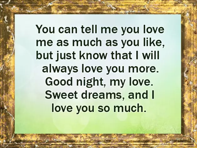 Good Night Text To Your Wife