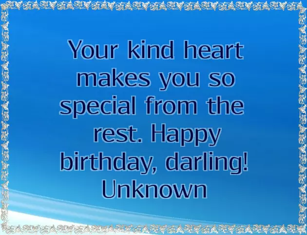 Child Wishes Birthday