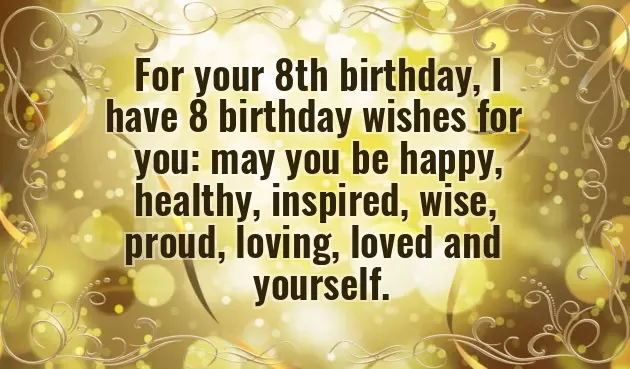 Happy Birthday Wishes For 8 Year Girl Happy Birthday Wishes For 8 Year Girl