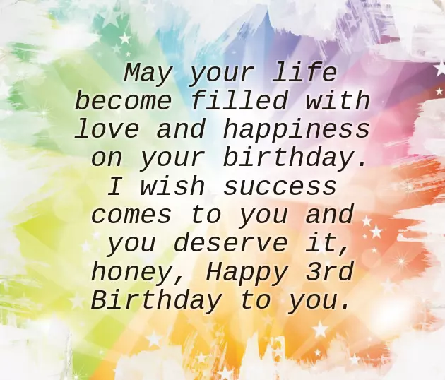 3 Years Birthday Wishes For My Daughter 3 Years Birthday Wishes For My Daughter