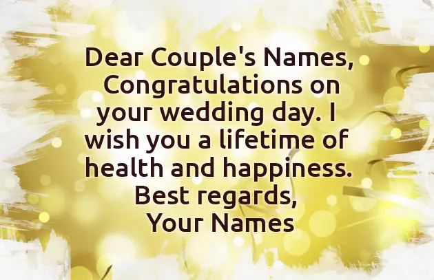 Wedding Registry Message Wedding Registry Message