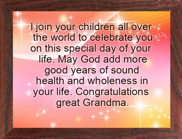 Congratulations For Grandma