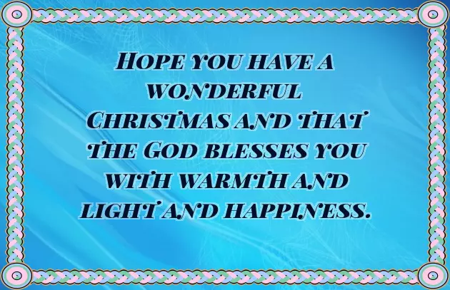 Merry Christmas Words