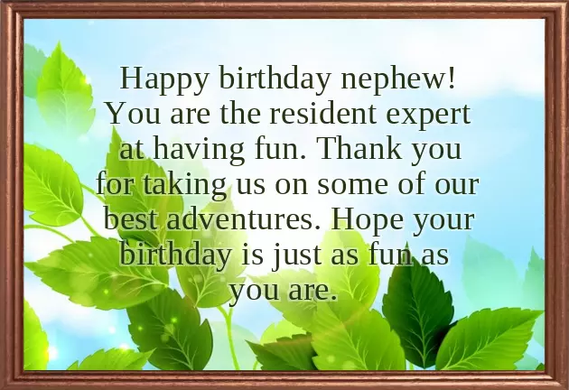 Birthday Wishes For My Nephew Birthday Wishes For My Nephew