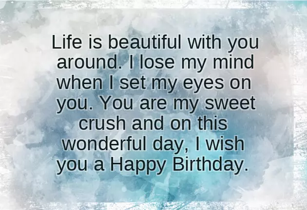 Birthday Wishes For A Male Crush