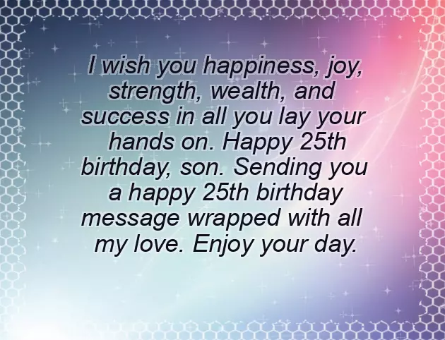 Birthday Greetings For Son From Dad