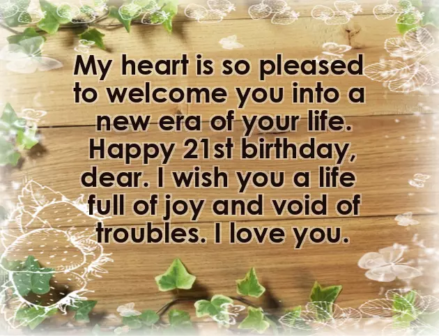 Birthday Wishes For 21St Birthday Wishes For 21St