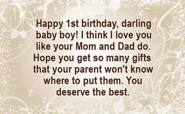Birthday Wishes To Baby Boy 1St Birthday Birthday Wishes To Baby Boy 1St Birthday