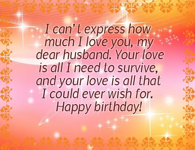 Happy Birthday To My Better Half Husband