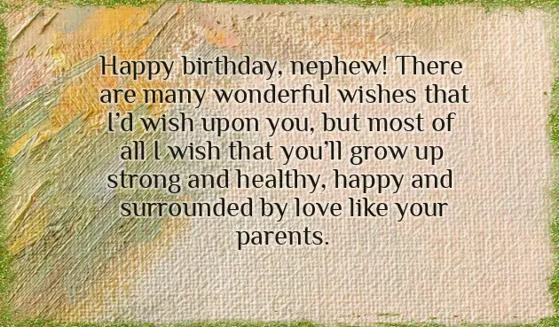 For Nephew Birthday Wishes For Nephew Birthday Wishes
