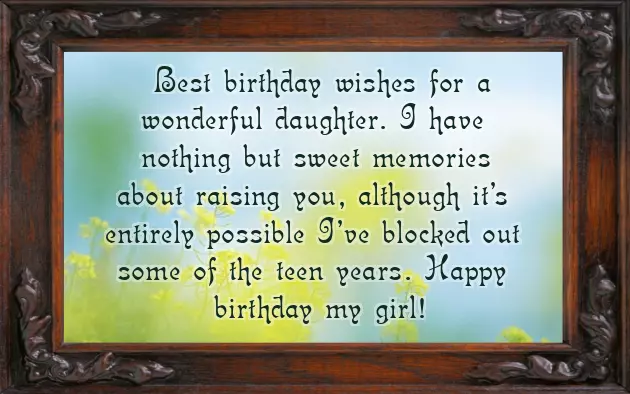 Happy Bday To My Daughter Happy Bday To My Daughter