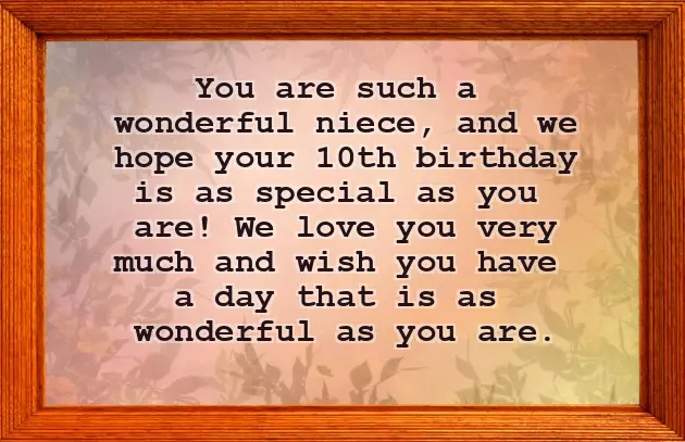 Happy 10Th Birthday Wishes For My Nephew