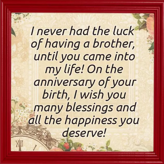 Birthday Brother In Law