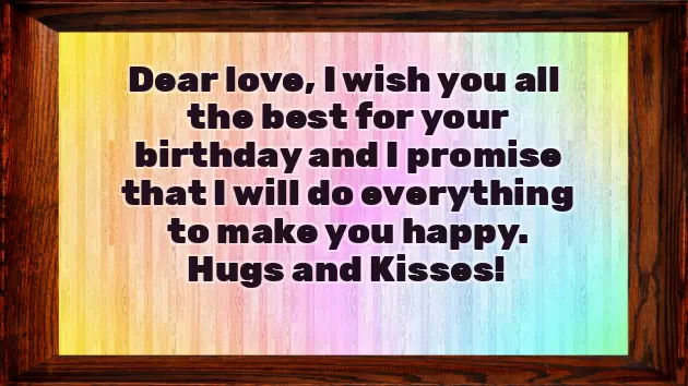 Romantic Birthday Wishes For Her