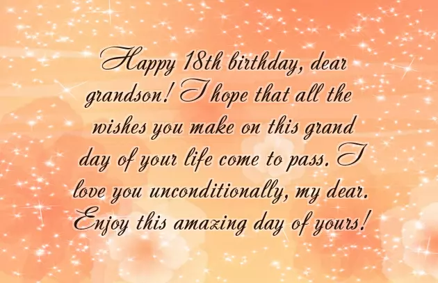 Birthday Wishes For 16 Year Old Grandson