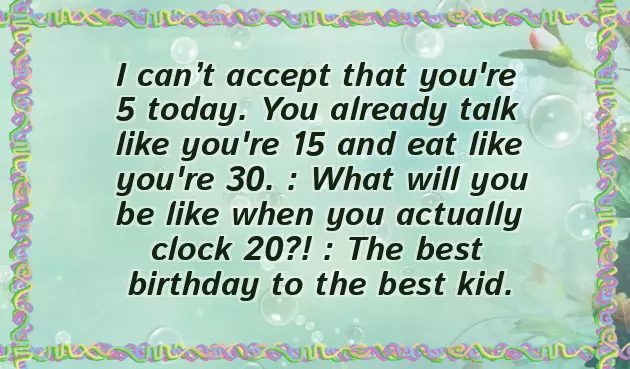 Birthday Quotes 5 Year Old Boy Birthday Quotes 5 Year Old Boy