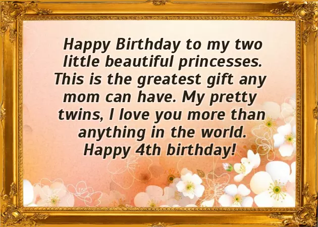 4Th Birthday Wishes 4Th Birthday Wishes