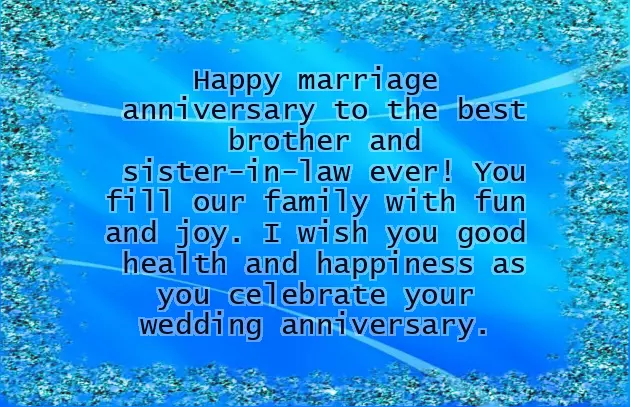 Happy Anniversary Brother In Law Happy Anniversary Brother In Law
