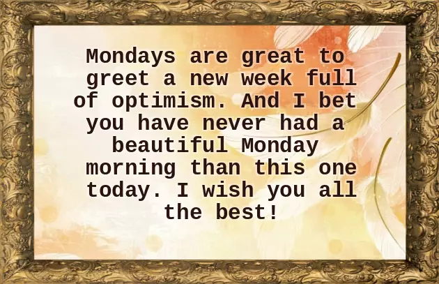 Monday Morning Wishes Monday Morning Wishes