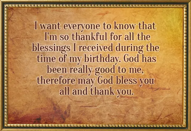 Thanks For Birthday Wishes On Facebook