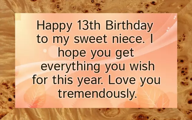 Happy 13Th Birthday Girl