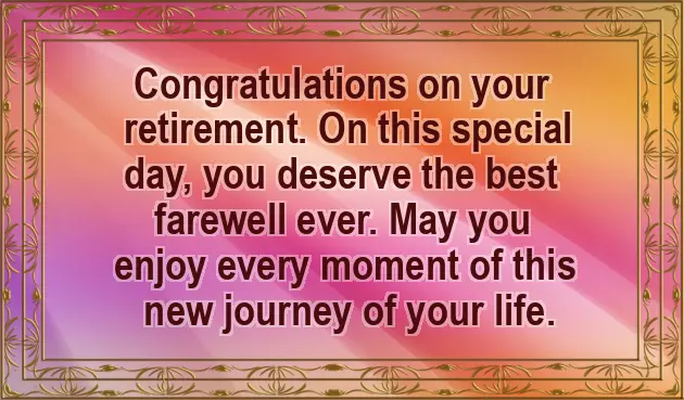 Retirement Wishes For Employee