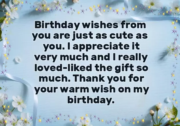 Text To Thank Friends For Birthday Wishes