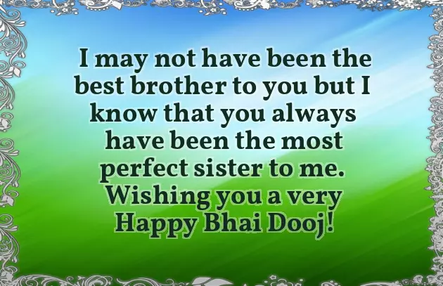 Bhai Dooj Wishes For Sister