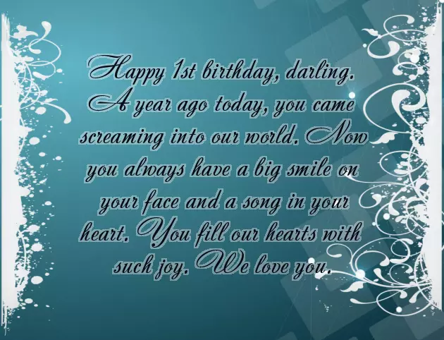 Cute Birthday Wishes For Baby Girl Cute Birthday Wishes For Baby Girl