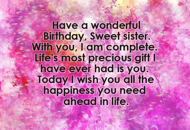 Happy Birthday Sister From Brother Happy Birthday Sister From Brother