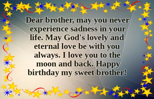Words For Birthday Brother