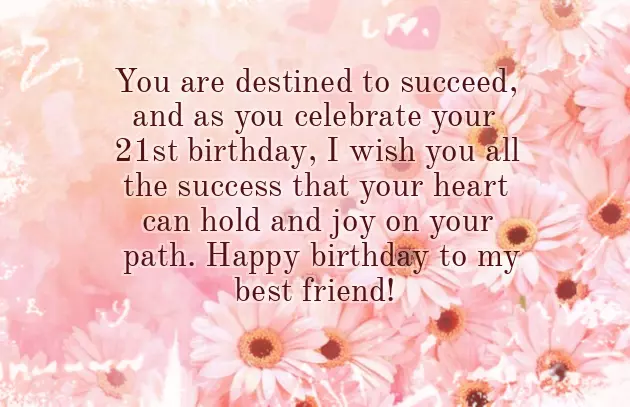 Happy 21St Birthday Messages Happy 21St Birthday Messages