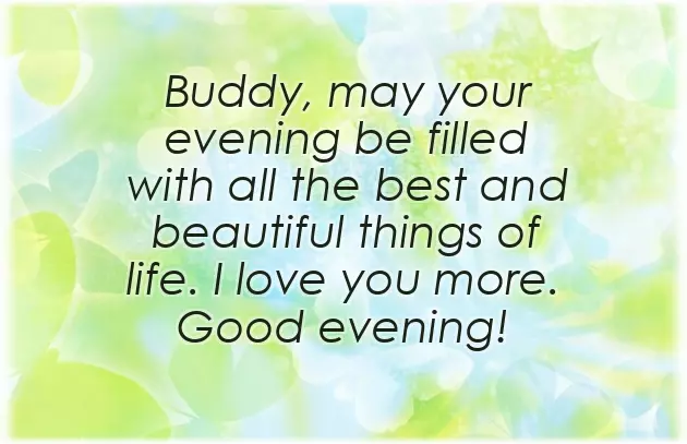 Good Evening Text Message Good Evening Text Message