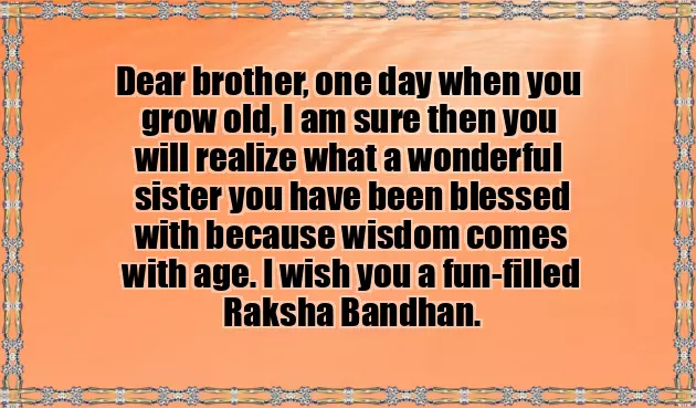 Brother Wish Sister Raksha Bandhan Brother Wish Sister Raksha Bandhan