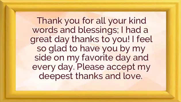 Thank You Quotes For Birthday Wishes To Family