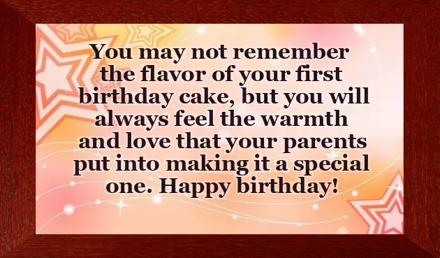 Happy First Birthday Boy