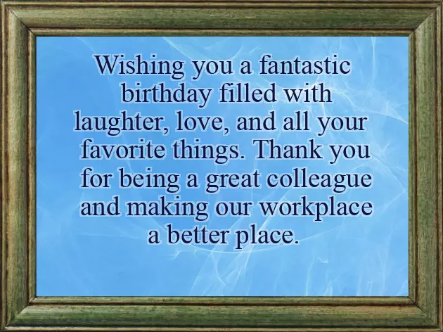 Coworker Birthday Wishes
